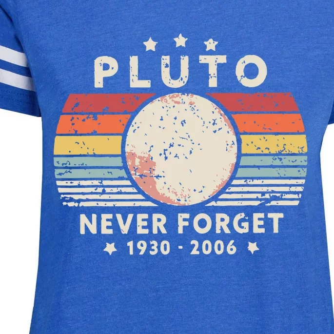 Pluto Never Forget 1930 2000 Enza Ladies Jersey Football T-Shirt