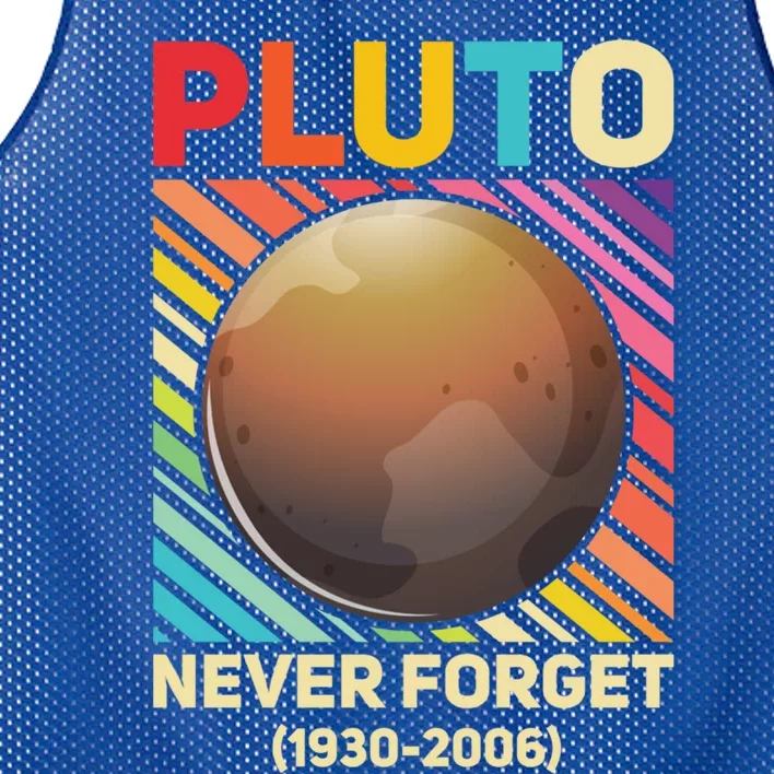 Pluto Never Forget Tee Gift Mesh Reversible Basketball Jersey Tank