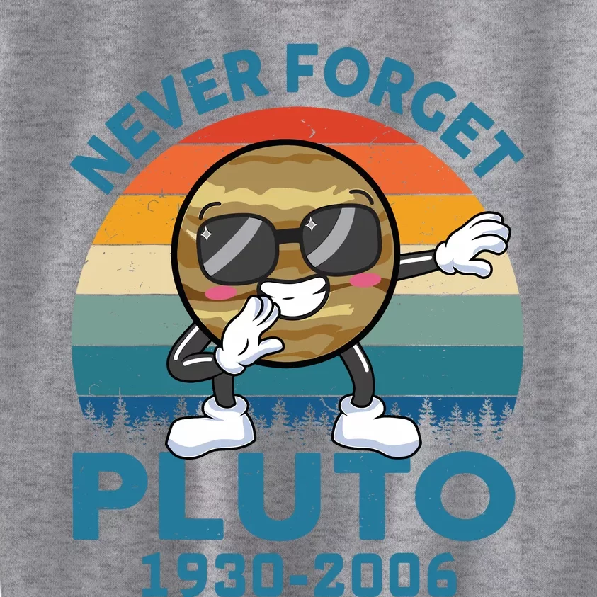 Pluto Never Forget 1930 2006 Space Science Teacher Kids Sweatshirt