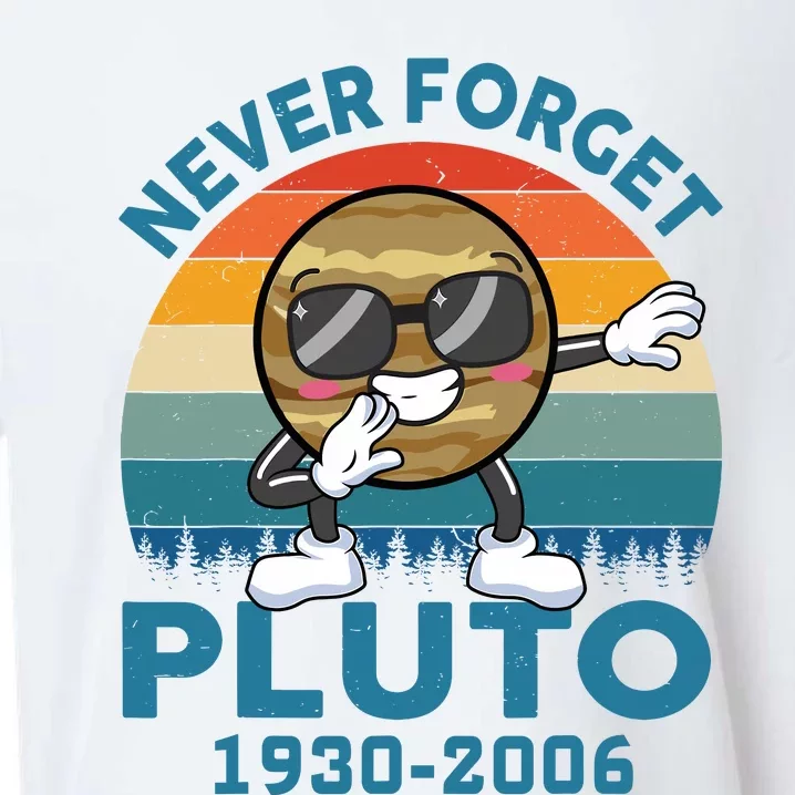 Pluto Never Forget 1930 2006 Space Science Teacher Sueded Cloud Jersey T-Shirt