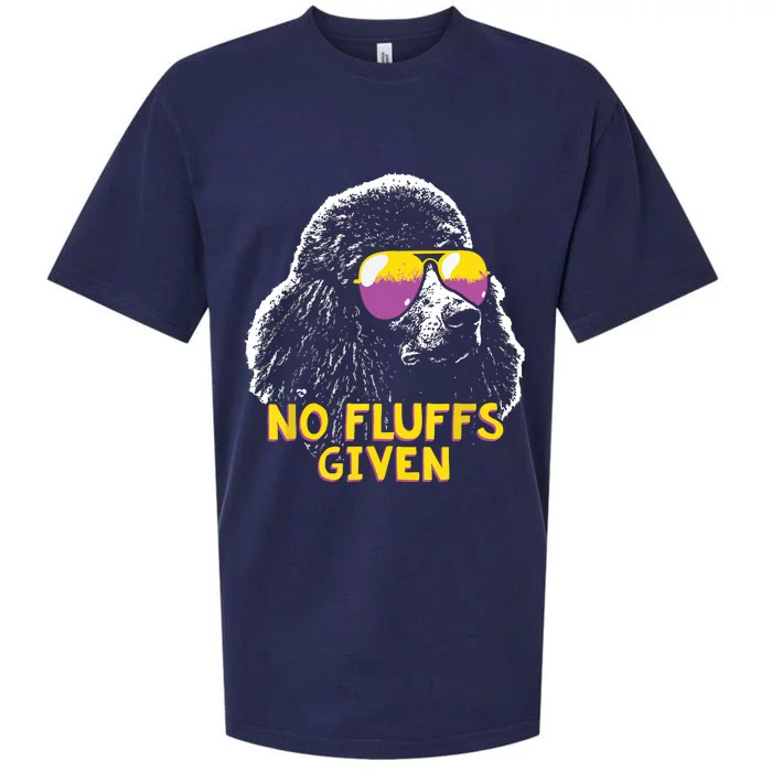 Poodle No Fluffs Funny Gifts Sueded Cloud Jersey T-Shirt