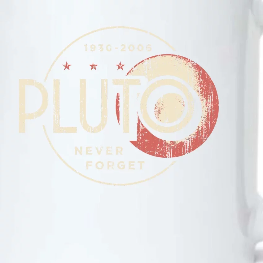 Pluto Never Forget Funny Pluto Pluto Lover Pluto Black Color Changing Mug