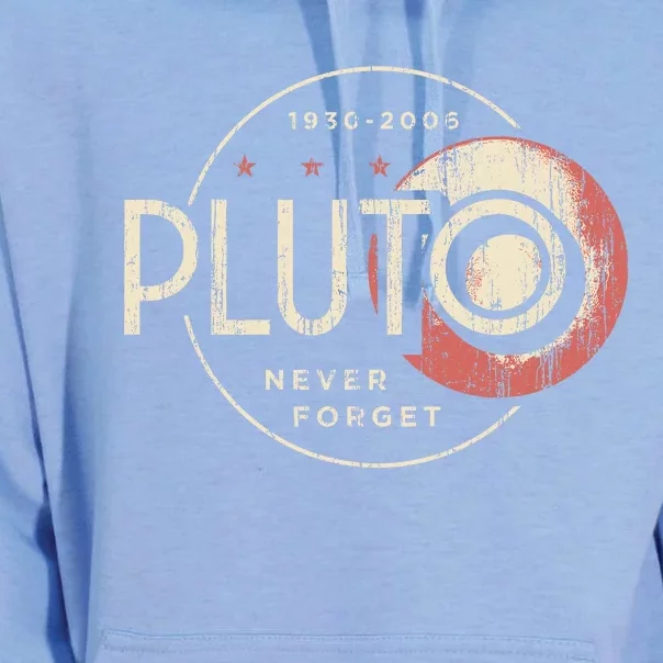 Pluto Never Forget Funny Pluto Pluto Lover Pluto Unisex Surf Hoodie