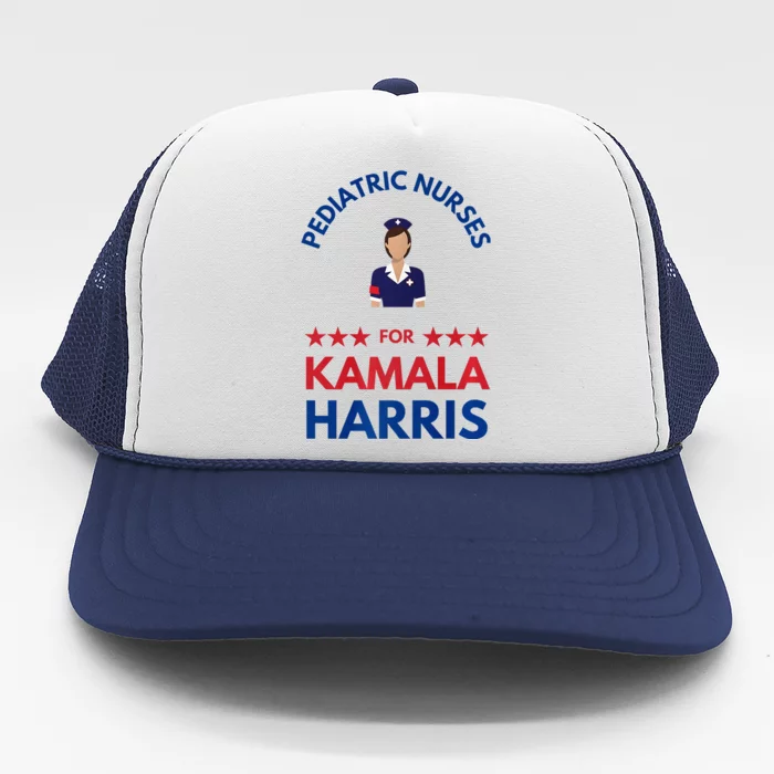 Pediatric Nurses For Kamala Harris Walz 2024 IM With Her Premium Trucker Hat