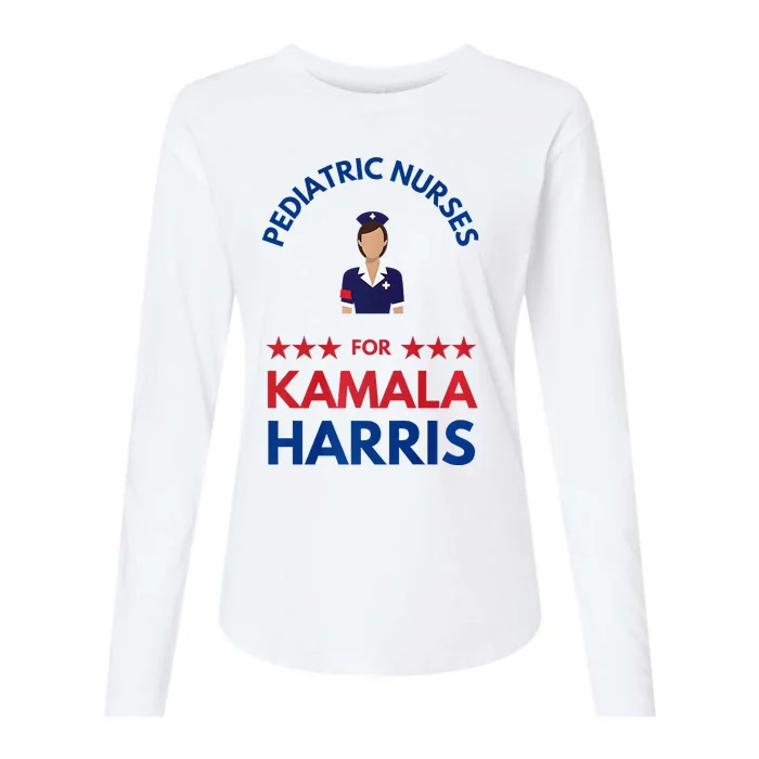 Pediatric Nurses For Kamala Harris Walz 2024 IM With Her Premium Womens Cotton Relaxed Long Sleeve T-Shirt