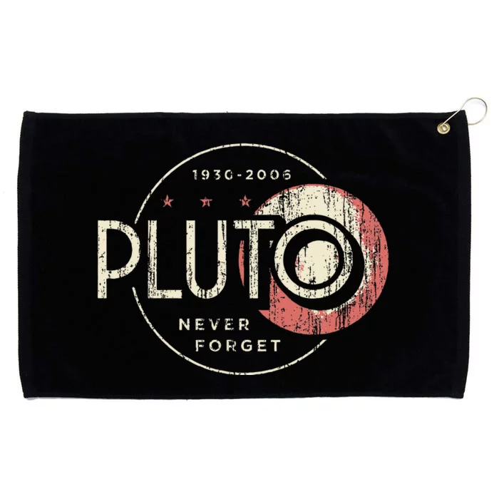 Pluto Never Forget Funny Pluto Pluto Lover Pluto Grommeted Golf Towel