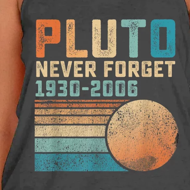 Pluto Never Forget Women's Knotted Racerback Tank