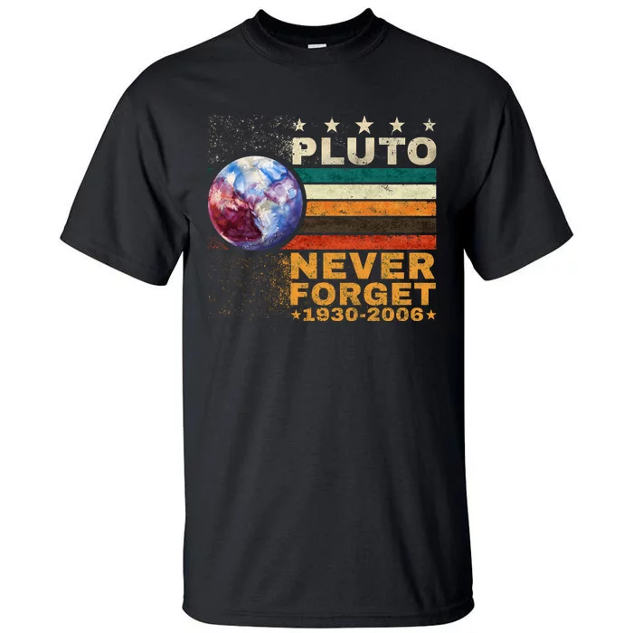 PLUTO NEVER FORGET Tall T-Shirt