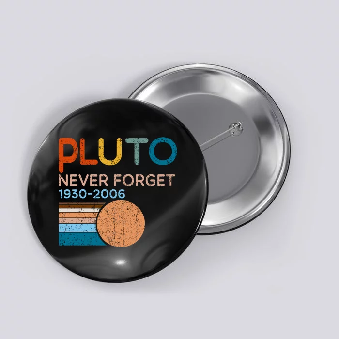 Pluto Never Forget 1930 2006 Button