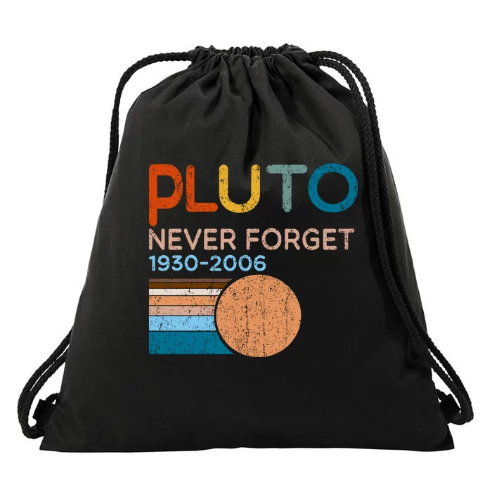 Pluto Never Forget 1930 2006 Drawstring Bag