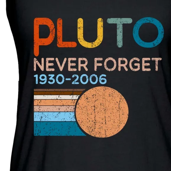 Pluto Never Forget 1930 2006 Ladies Essential Flowy Tank