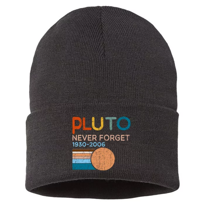 Pluto Never Forget 1930 2006 Sustainable Knit Beanie