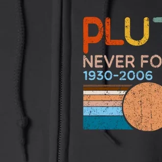 Pluto Never Forget 1930 2006 Full Zip Hoodie