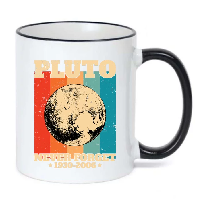 Pluto Never Forget 1930 2006 Black Color Changing Mug