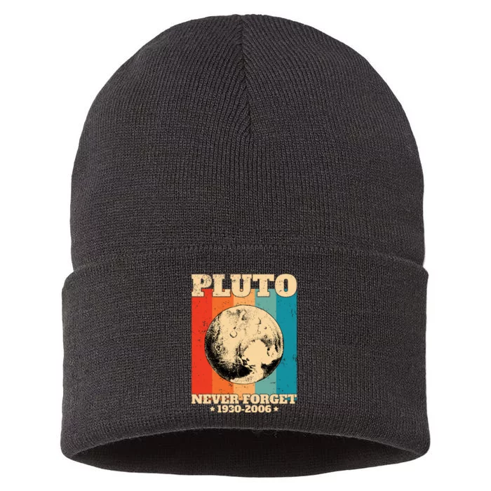 Pluto Never Forget 1930 2006 Sustainable Knit Beanie