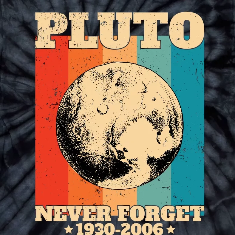 Pluto Never Forget 1930 2006 Tie-Dye T-Shirt