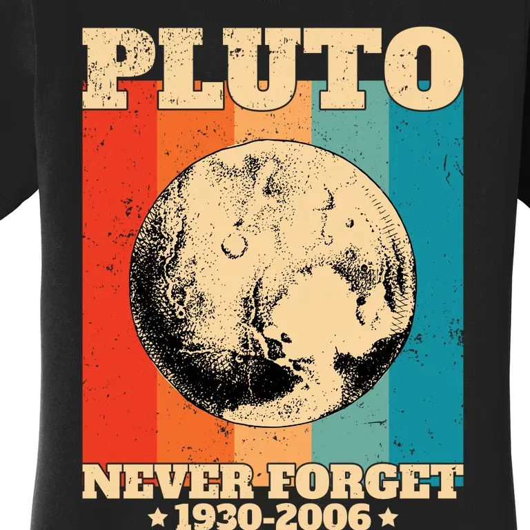 Pluto Never Forget 1930 2006 Women's T-Shirt