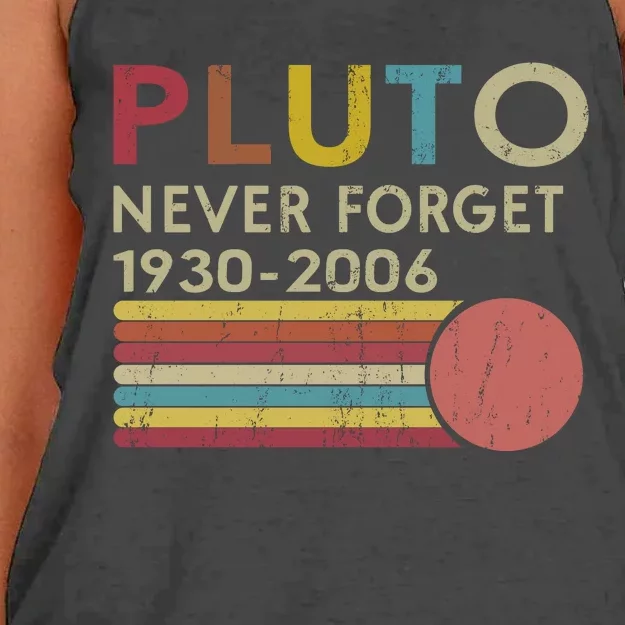 Pluto Never Forget 1930 Women's Knotted Racerback Tank