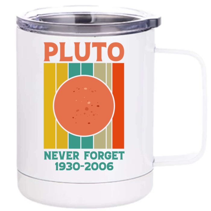 Pluto Never Forget T Front & Back 12oz Stainless Steel Tumbler Cup