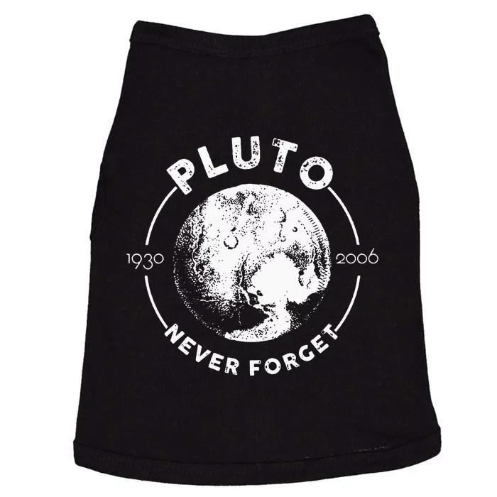 Pluto Never Forget 1930 2006 Planet Space Science Astronomy Doggie Tank