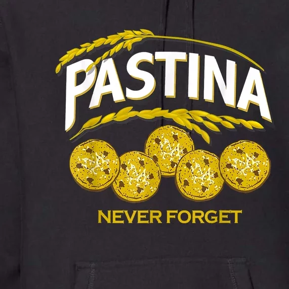 Pastina Never Forget Funny Food Lover Premium Hoodie