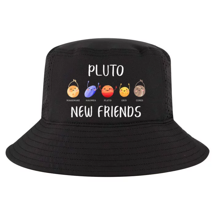 Pluto New Friends Dwarf Planets Funny Astronomy Science Cool Comfort Performance Bucket Hat