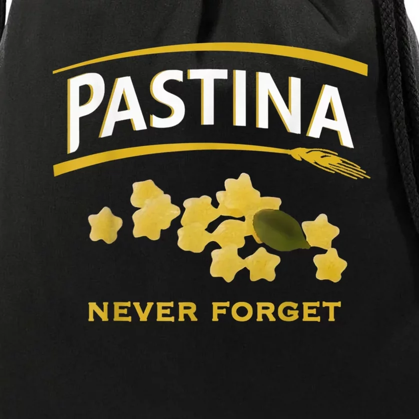 Pastina Never Forget Drawstring Bag