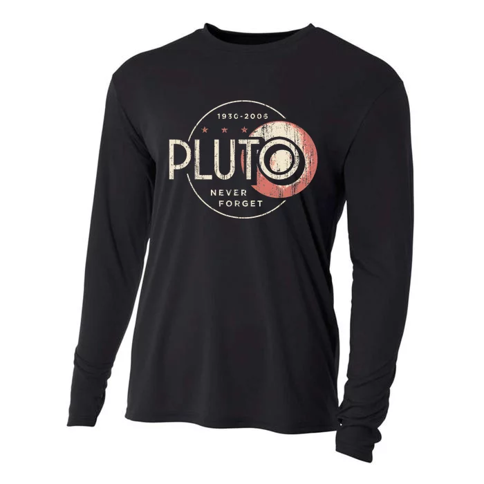 Pluto Never Forget Funny Pluto Pluto Lover Pluto Cooling Performance Long Sleeve Crew