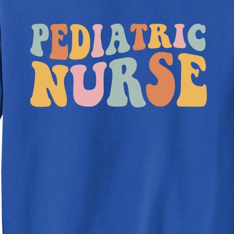 Pediatric Nurse Groovy Nursing School Gift Sweatshirt