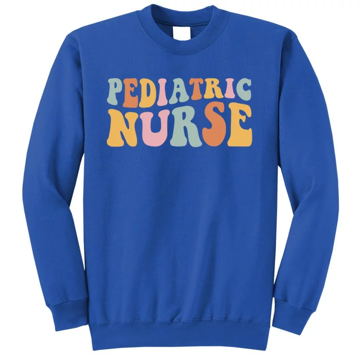 Pediatric Nurse Groovy Nursing School Gift Sweatshirt