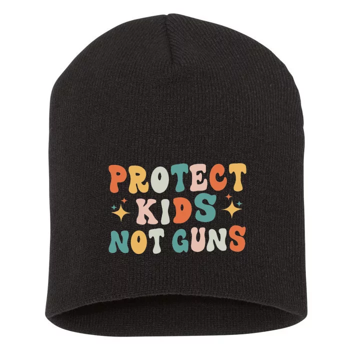 Protect Not Guns For  Gun Control Short Acrylic Beanie