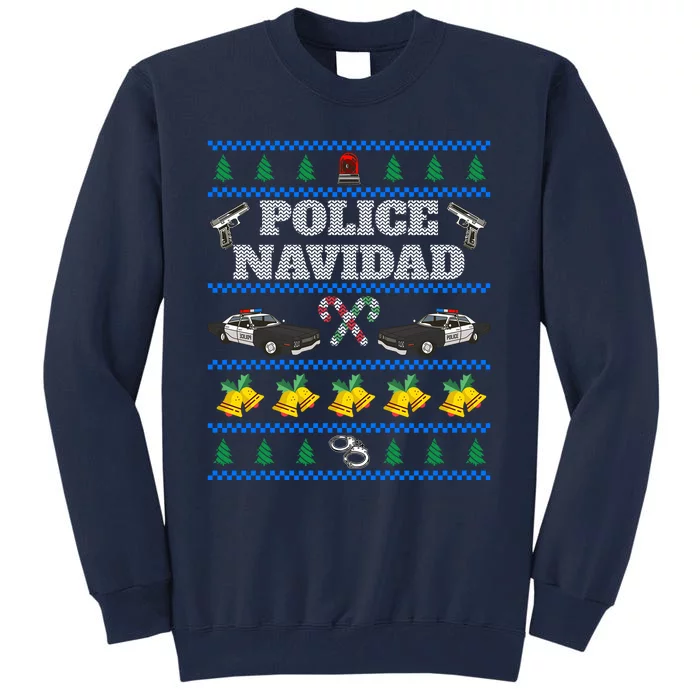 Police Navidad Gift For Christmas Tall Sweatshirt