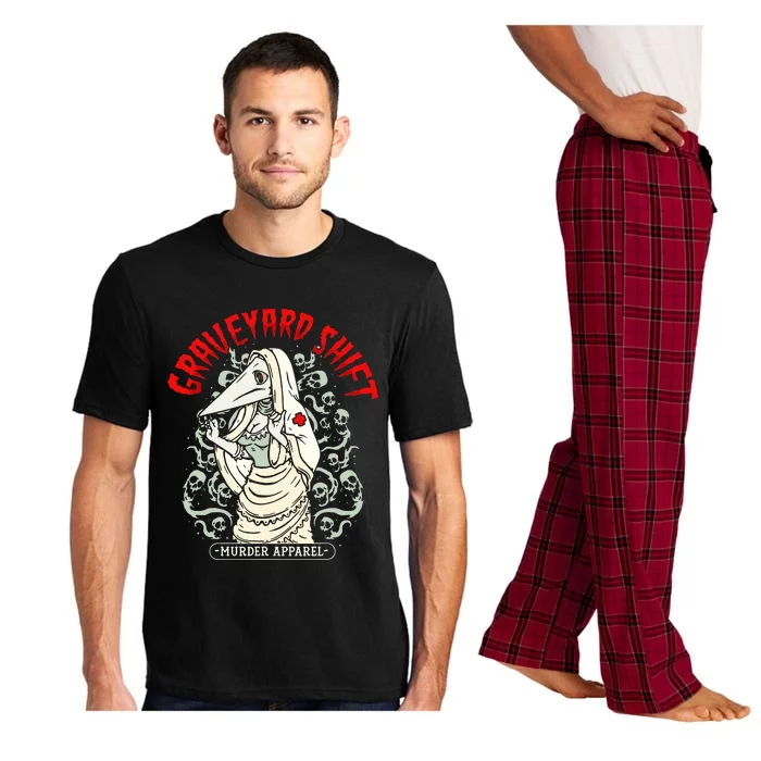 Plague Nurse Graveyard Shift Horror Pajama Set