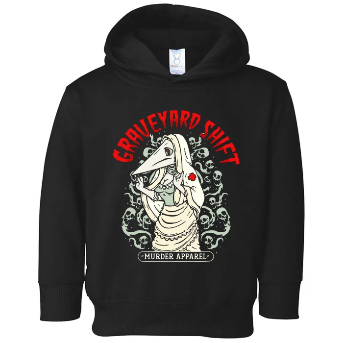 Plague Nurse Graveyard Shift Horror Toddler Hoodie