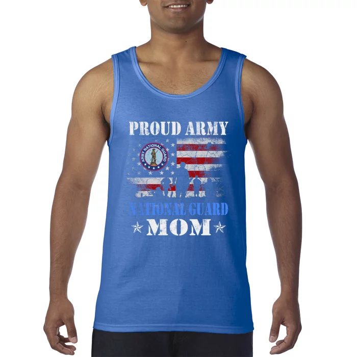 Proud National Guard Mom Veterans Day Gift Tank Top