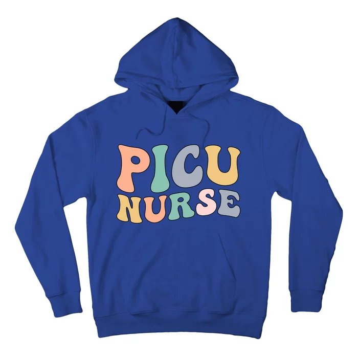 Picu Nurse Groovy Pediatric Intensive Care Unit Gift Hoodie