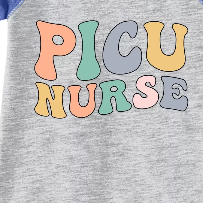 Picu Nurse Groovy Pediatric Intensive Care Unit Gift Infant Baby Jersey Bodysuit