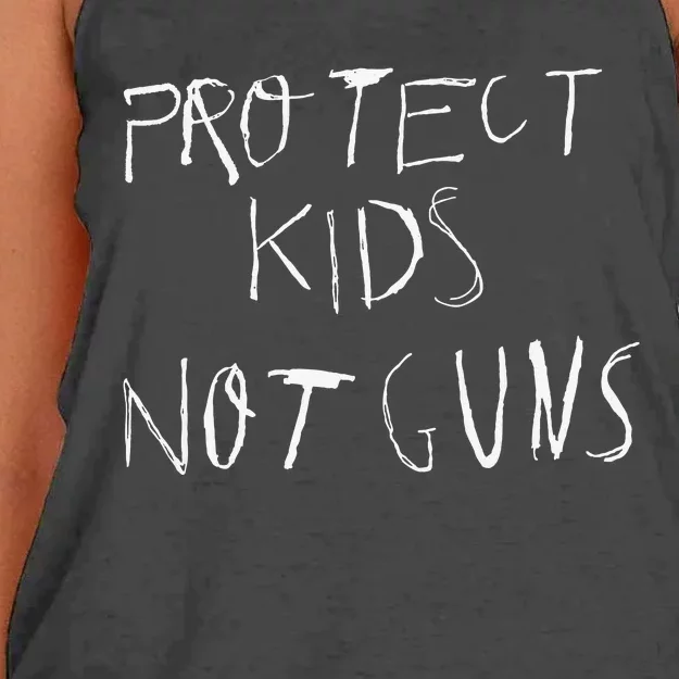 Protect Not Guns Women's Knotted Racerback Tank