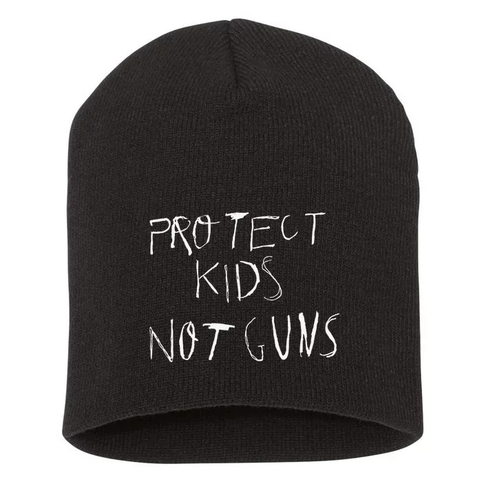 Protect Not Guns Short Acrylic Beanie