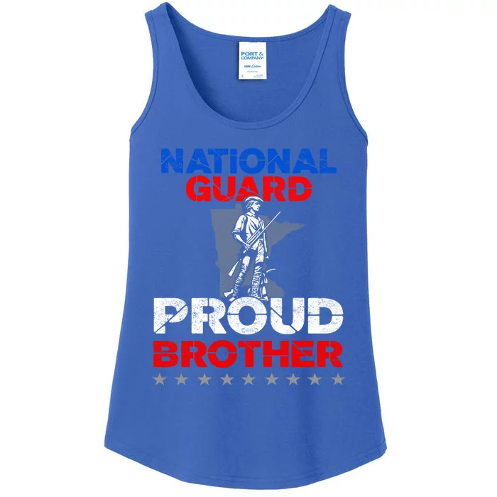 Proud National Guard Brother Gift Military Great Gift Ladies Essential Tank