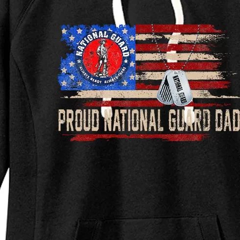 Proud National Guard Graduation Proud National Guard Dad Women's Fleece Hoodie