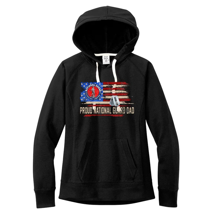 Proud National Guard Graduation Proud National Guard Dad Women's Fleece Hoodie