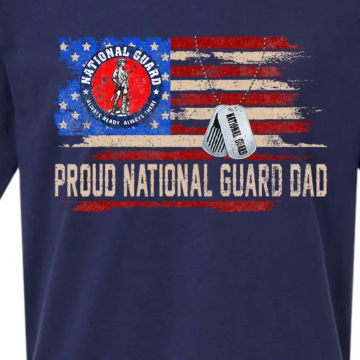 Proud National Guard Graduation Proud National Guard Dad Sueded Cloud Jersey T-Shirt