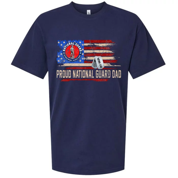 Proud National Guard Graduation Proud National Guard Dad Sueded Cloud Jersey T-Shirt