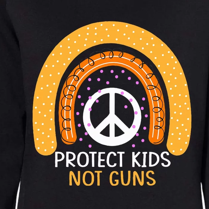 Protect Not Guns Rainbow AntiGun Gun Control Awareness Womens California Wash Sweatshirt