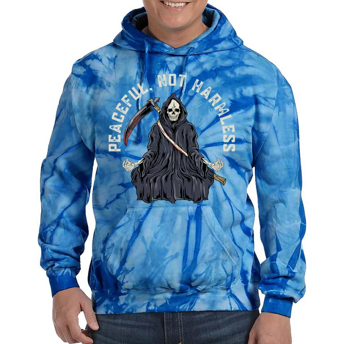 Peaceful, Not Harmless Peaceful Not Harmless Tie Dye Hoodie