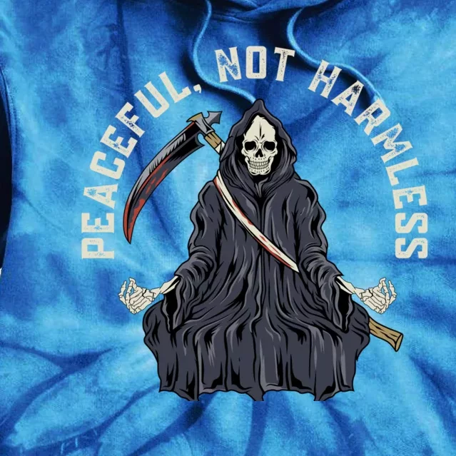 Peaceful, Not Harmless Peaceful Not Harmless Tie Dye Hoodie