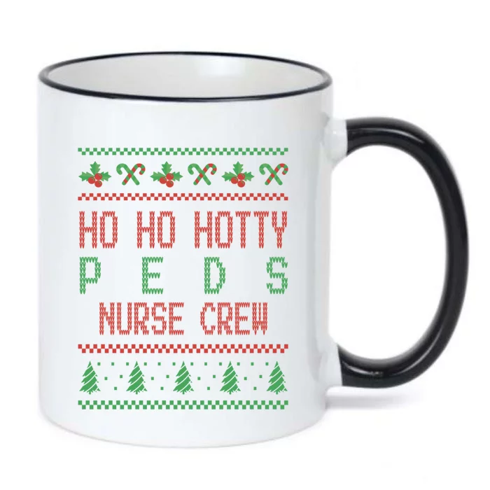 Pediatric Nursing Ho Ho Hotty Prn Nurse Crew Gift Black Color Changing Mug