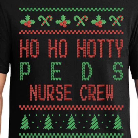 Pediatric Nursing Ho Ho Hotty Prn Nurse Crew Gift Pajama Set