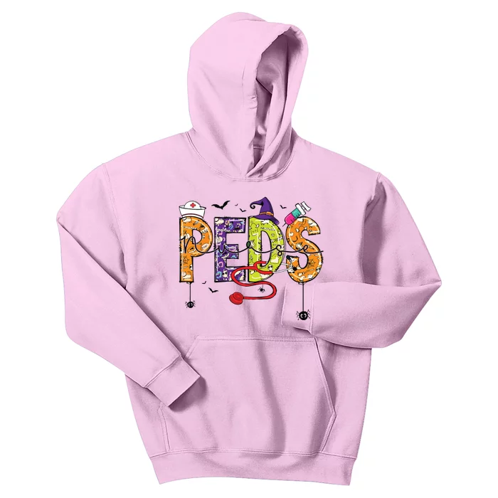 Pediatric Nurse Halloween Pediatric Nursing Funny Peds Nurse Kids Hoodie